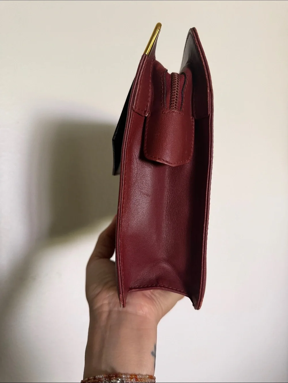 Cartier sleek burgundy